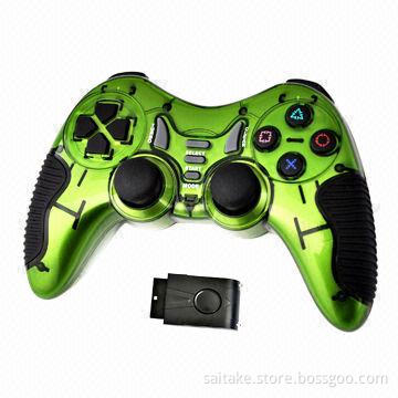 Li-battery Wireless Gamepad/Joypad/Game Controller for PS2 with Function of Turbo Clear and Slow